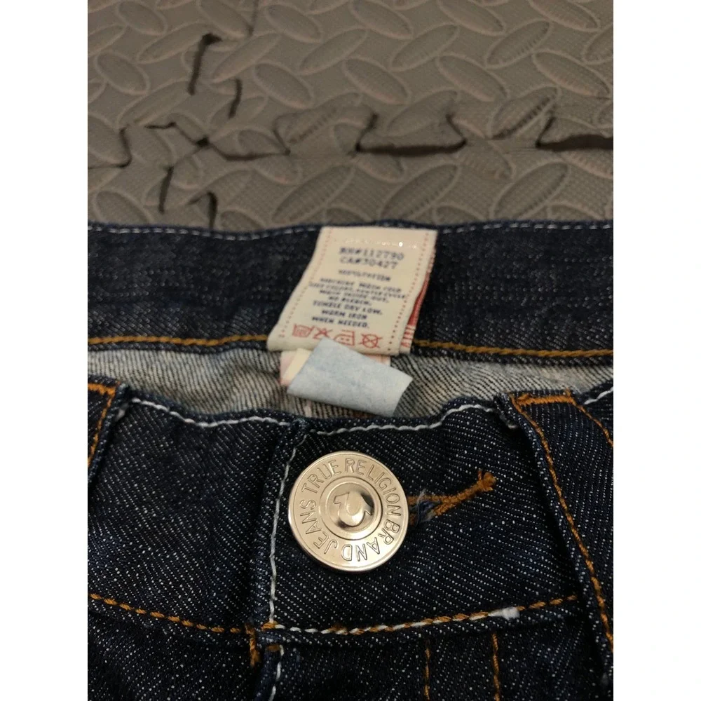 True Religion Joey‎ Super T Jeans Mens 38 Blue Contrast Stitch 24-870BRBTE